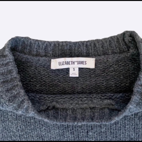 Elizabeth & James Ostrich Feather Sweater - Picture 3 of 6